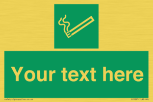 Custom E-Cigarettes/Vaping Permited Sign